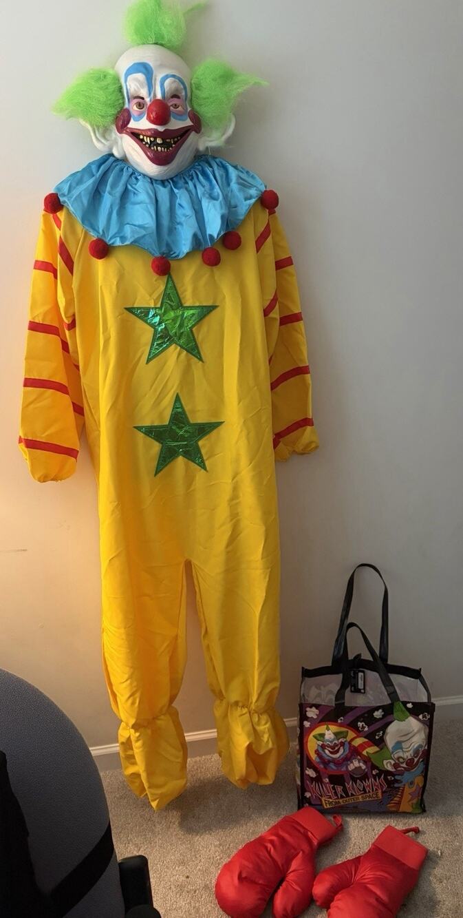 Killer Klowns Shorty Costume & Mask Fits Adult 4’10’ to 5’10 Feet Tall